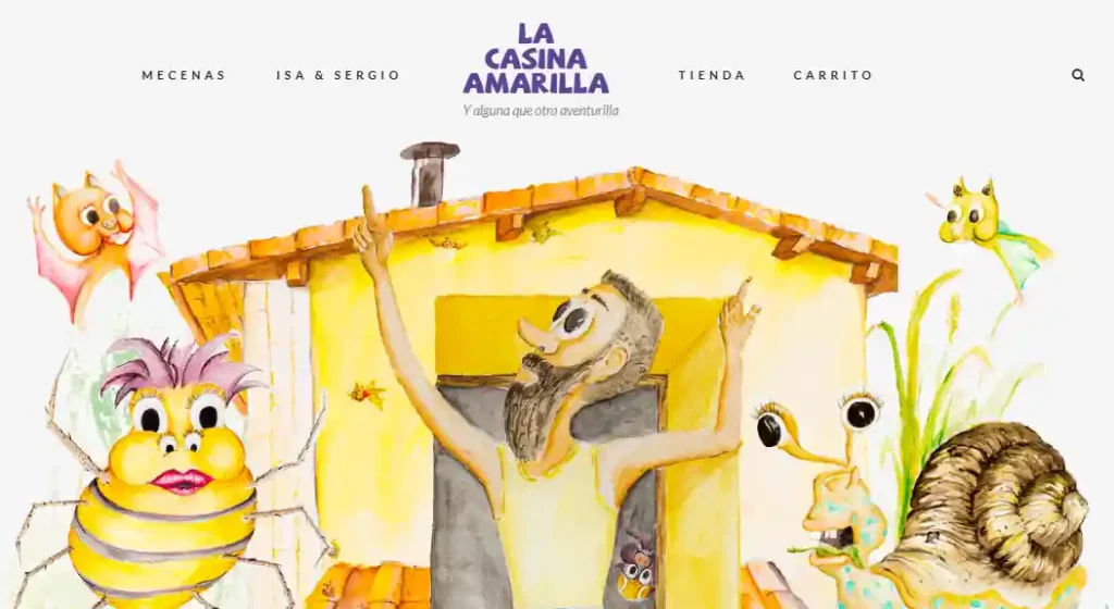 La casina amarilla-cuento ilustrado Villaviciosa